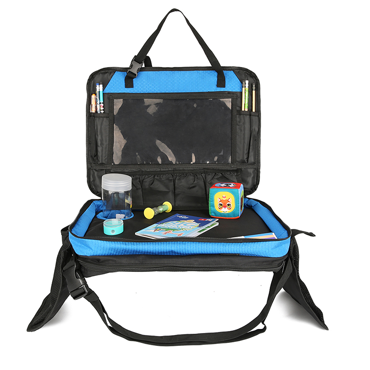 OEM manufacturer Plush Stuffed Animals -
New Kid Car Seat Travel Tray Toddler Waterproof Activity Tray Adjustable Backseat Car Organizer – V-FOX detail pictures