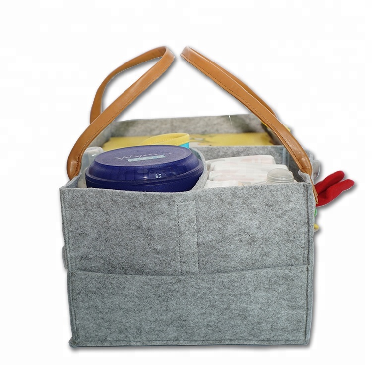 China Supplier Plush Pencil Case -
Hot Selling in Amazon Baby Diaper Caddy Hanging Felt Bag Organizer – V-FOX detail pictures