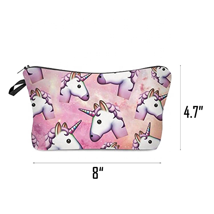 PriceList for Elf Plush Toy -
Heat Transfer Printing Girl Cosmetic bag Travelling Case Multifuncition Water Resistant Unicorn Makeup Bag From Shenzhen – V-FOX detail pictures