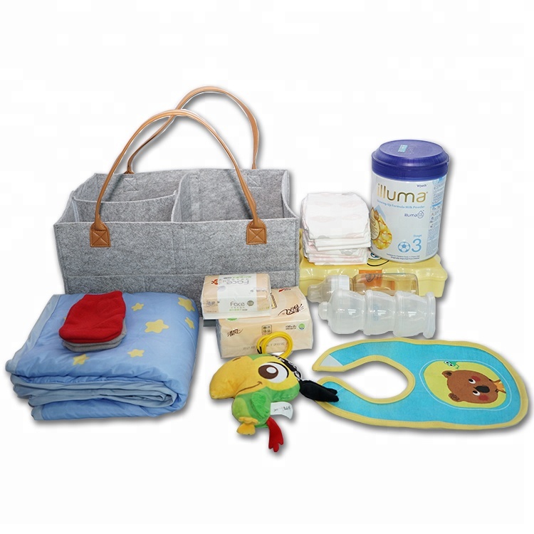 China Supplier Plush Pencil Case -
Hot Selling in Amazon Baby Diaper Caddy Hanging Felt Bag Organizer – V-FOX detail pictures