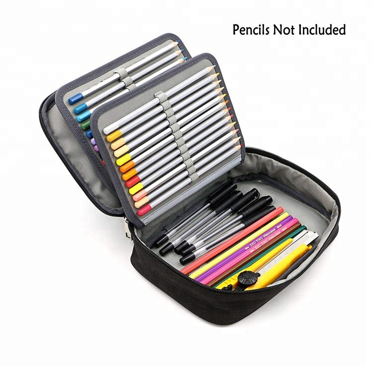 Factory source Drawstring Sports Backpack -
Multi-function waterproof custom logo pencil bag zipper multicolor pen with pencil – V-FOX detail pictures
