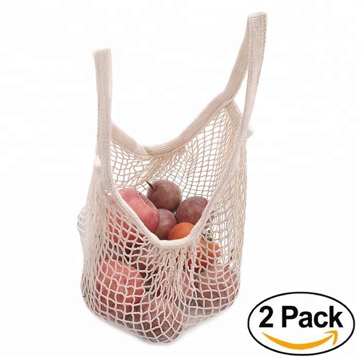 Fast delivery Baby Sleeping Bags -
Eco-friendly portable washable net shopping tote string organizer reusable cotton mesh bag – V-FOX detail pictures