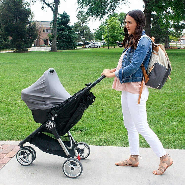 Lowest Price for Teether Plush Toy – Multifunctional Baby Car Seat Cover Canopy Baby Nursing Cover for breastfeeding – V-FOX detail pictures