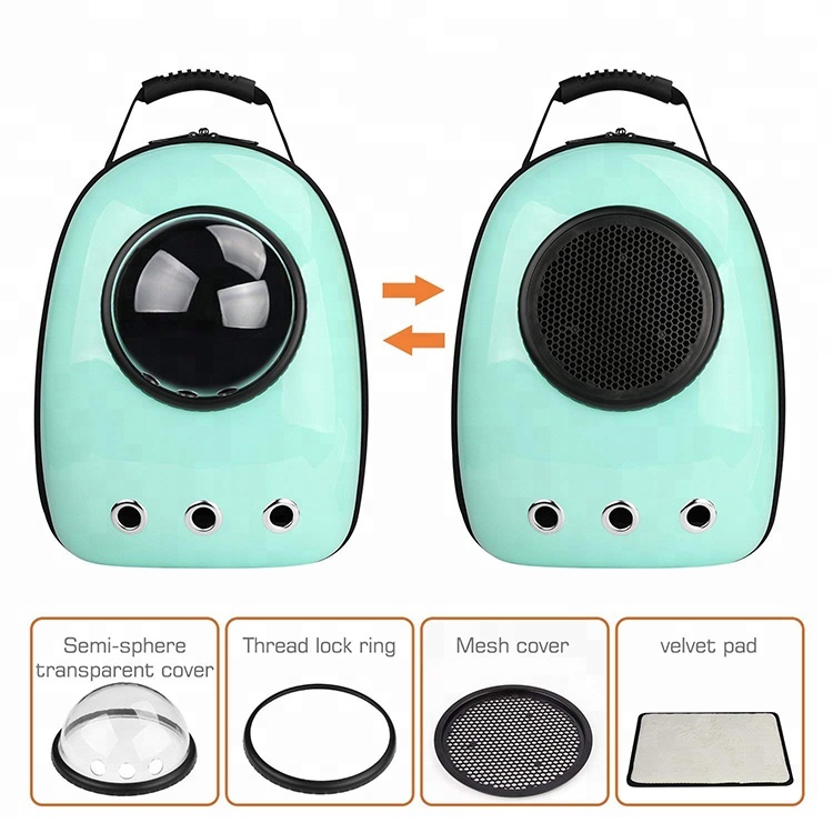 Manufacturing Companies for Fleece Baby Blanket -
Fashion Airline Travel Approved Pet Carriers Traveler Bubble Backpack for Cats and Dogs – V-FOX detail pictures