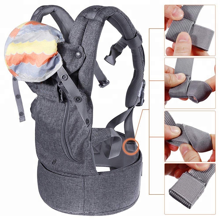 Cheapest Factory Hand Puppet -
Amazon Safety Resistant Collapsible Breathable Adjustable Baby Hip Seat Carrier Wrap Sling – V-FOX detail pictures
