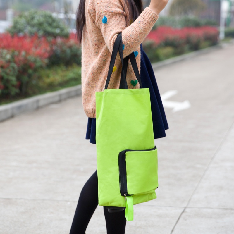 Reliable Supplier Plush Backpack -
High-End Portable Shopping Cart Bag Household Pull Rod Shopping Bag Folding Tugboat Bag With Wheels – V-FOX detail pictures
