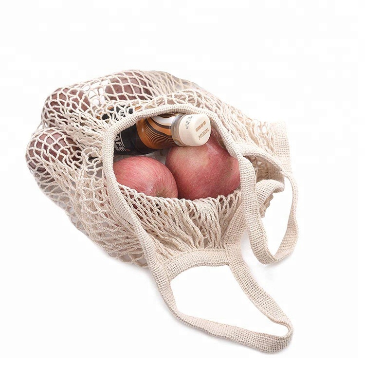 Fast delivery Baby Sleeping Bags -
Eco-friendly portable washable net shopping tote string organizer reusable cotton mesh bag – V-FOX detail pictures