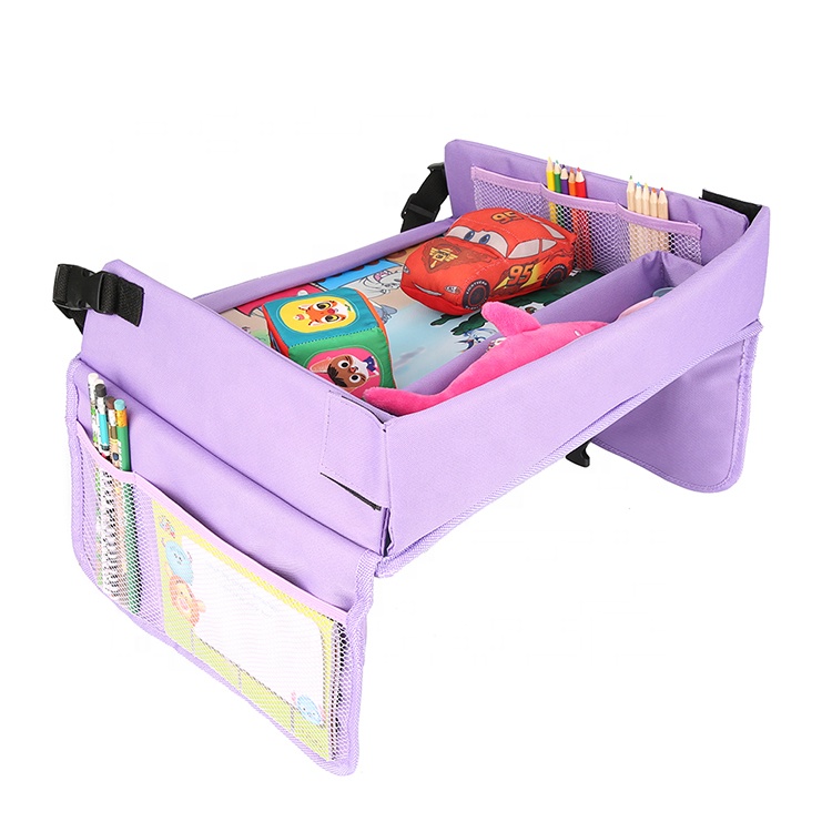 Low price for Baby Diaper Changing Pad -
Multi-function Infant and Toddler Snack Play Activity Tray Kids Travel Car Seat Tray withwith Mesh Organizer and Cup Holder – V-FOX detail pictures
