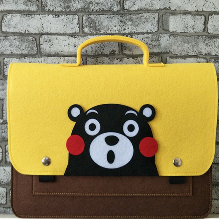 Factory Free sample Reindeer Plush Toy -
Custom Cute Cartoon Eco-Friendly Kid Women Business Shoulder Wool Bag Felt Laptop Handbag Briefcase – V-FOX detail pictures