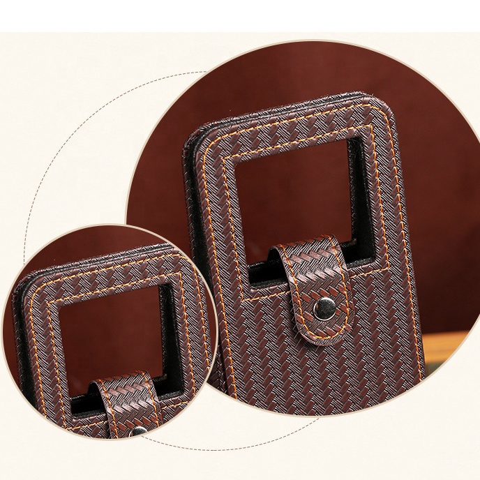 Wholesale Dealers of Animal Finger Puppets -
New Custom Portable Travel Accessory Red Wine Box Single Hollow Wine Gift Packaging Reusable Leather Wine Tote Bag – V-FOX detail pictures