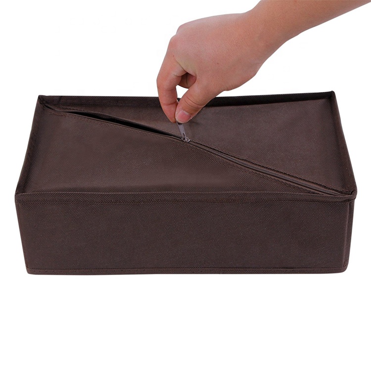 Rapid Delivery for Mummy Bag -
Set of 4 Simple Home Essentials Foldable Fabric Closet Storage Organizer Drawer Socks Underwear Sstorage Box – V-FOX detail pictures
