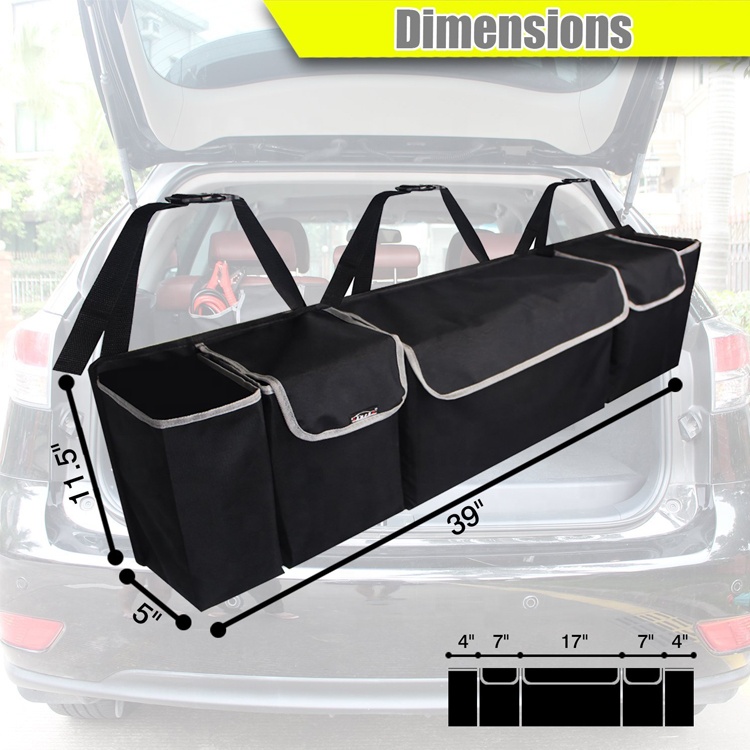 Best quality Travel Gym Bag -
Amazon Car Seat Storage Bag Large Capacity Storage Bag Back Chair Back Storage Car Truck Organizer Bag For SUV – V-FOX detail pictures