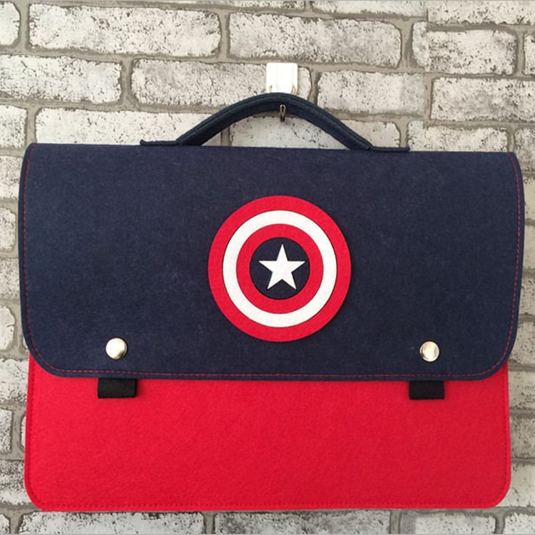 Factory Free sample Reindeer Plush Toy -
Custom Cute Cartoon Eco-Friendly Kid Women Business Shoulder Wool Bag Felt Laptop Handbag Briefcase – V-FOX detail pictures