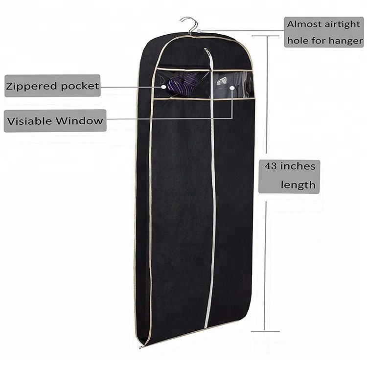 8 Year Exporter Felt Diaper Baby Caddy -
Multi-function travel collapsible storage dress suit garment bag – V-FOX detail pictures