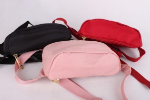 Printed design colorful Nylon Sport running waist bag and fanny pack