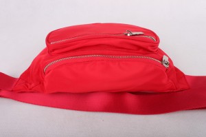 Color Custom Û Logo Sport Waist Bag Nylon Fanny Pack