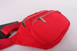 Color Custom Û Logo Sport Waist Bag Nylon Fanny Pack