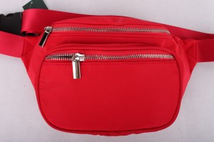 Color Custom Û Logo Sport Waist Bag Nylon Fanny Pack