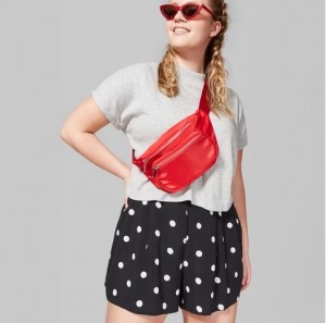 Color Custom Û Logo Sport Waist Bag Nylon Fanny Pack