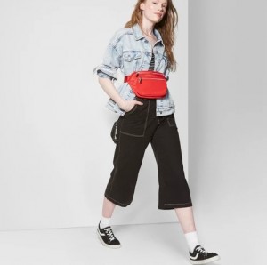 Color Custom Û Logo Sport Waist Bag Nylon Fanny Pack