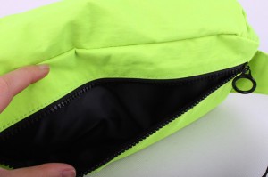 Yeni moda oem xüsusi logo çap sublimasiya parlaq rəng bel çantası