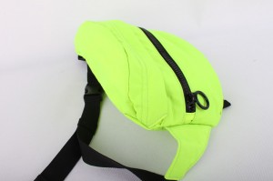 ใหม่แฟชั่นโลโก้ที่กำหนดเอง oem พิมพ์กระเป๋าคาดเอวสีสดใสระเหิด