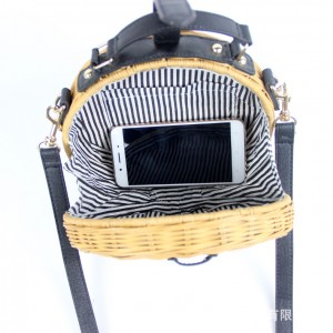 Strooi Rattan Round Beach handsak